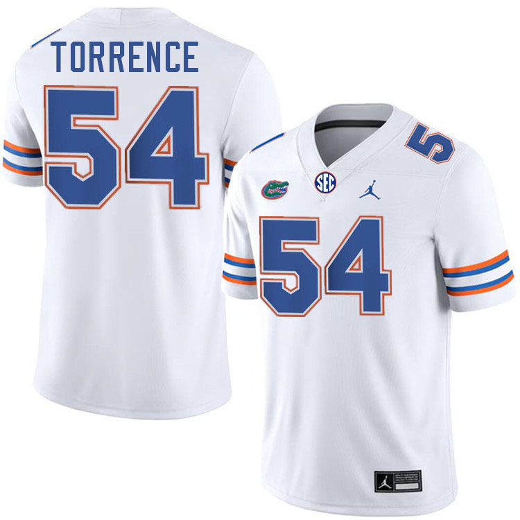 O'Cyrus Torrence Florida Jersey,Florida Gators #54 O'Cyrus Torrence Jersey Youth Uniforms-White